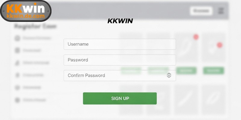 Hướng dẫn điền form đăng ký tài khoản KKWIN
